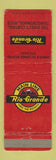 Matchbook Cover - Rio Grande Railroad WEAR