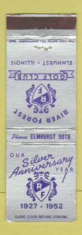 Matchbook Cover - River Forest Golf Club Elmhurst IL WEAR 1952