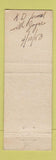 Matchbook Cover - River Forest Golf Club Elmhurst IL WEAR 1952