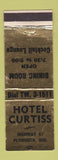 Matchbook Cover - Hotel Curtiss Plymouth WI WEAR