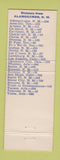 Matchbook Cover - Ala Motel Alamogordo NM