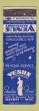 Matchbook Cover - Venus Restaurant Beloit WI WORN