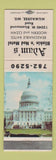 Matchbook Cover - Adams Blink n Nod Motel Milwaukee WI