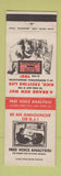 Matchbook Cover - Be An Announcer or DJ Training Careers Milwaukee WI