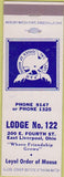 Matchbook Cover - Matchbook Cover Moose Lodge East Liverpool OH