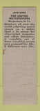 Matchbook Cover - AA Steiner Match Collector Fort Worth TX SAMPLE