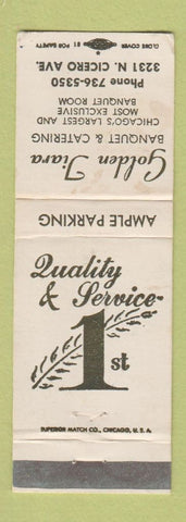 Matchbook Cover - Golden Tiara Catering Chicago IL WEAR