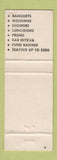 Matchbook Cover - Golden Tiara Catering Chicago IL WEAR