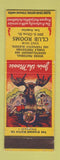 Matchbook Cover - Moose Club Los Angeles CA