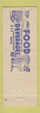 Matchbook Cover - Park Hotel New Oxford PA hillbilly
