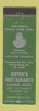Matchbook Cover - Royer's Restaurant Rambler Motel Delray Beach FL Thurmont MD