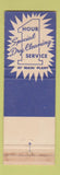 Matchbook Cover - Creech Cleaners Fort Bragg NC