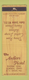 Matchbook Cover - Antlers Hotel Lorain OH WEAR