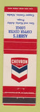 Matchbook Cover - Chevron oil gas Ashby's Copper Center AK