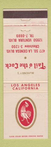 Matchbook Cover - McHenry's Tail o the Cock Los Angeles CA
