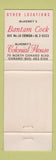 Matchbook Cover - McHenry's Tail o the Cock Los Angeles CA