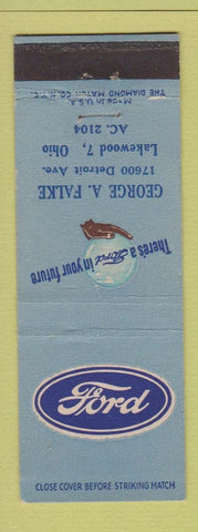 Matchbook Cover - George Falke Ford Lakewood OH