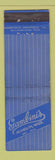 Matchbook Cover - Gambini's Plymouth MA MERCHANTS WEAR