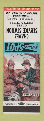 Matchbook Cover - Chavez Service Station oil gas Bayard NM