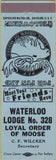 Matchbook Cover - Matchbook Cover Moose Lodge Waterloo IA