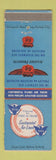 Matchbook Cover - Phillips 66 oil gas Continental Airlines