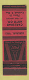 Matchbook Cover - Carlsbad Auto NM low phone # Ford V8 Conoco oil gas