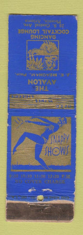 Matchbook Cover - Avalon Phoenix AZ Girlie WORN