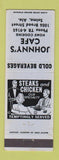 Matchbook Cover - Johnny's Cafe Selma AL
