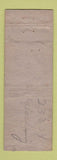 Matchbook Cover - Meyers' Trading Post Roscommon MI Mobil oil gas WORN