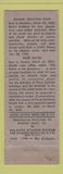 Matchbook Cover - Composers Bach Haydn WORN Diamond Colgate