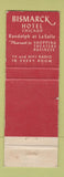 Matchbook Cover - Bismarck Hotel Chicago IL WEAR