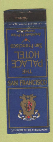 Matchbook Cover - Palace Hotel San Francisco CA WEAR