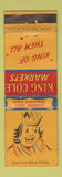 Matchbook Cover - King Cole Markets Grocery WORN