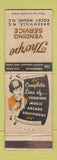 Matchbook Cover - Thorpe Vending Greenville NC Rocky Mount WORN