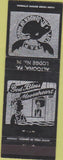 Matchbook Cover - Matchbook Cover Moose Lodge Altoona PA