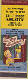 Matchbook Cover - Matchbook Cover Moose Lodge Allentown PA