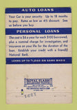 Matchbook Cover - Northwestern National Bank Philadelphia PA WEAR 40 Strike