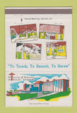Matchbook Cover - Worthen Bank and Trust Little Rock AR 40 Strike
