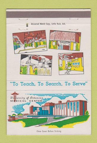 Matchbook Cover - Worthen Bank and Trust Little Rock AR 40 Strike