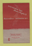 Matchbook Cover - Zephyr Room Shaker Heights OH 40 Strike