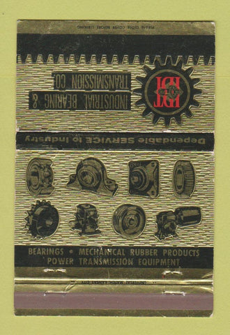 Matchbook Cover - Industrial Bearing Transmission Kansas City MO WEAR 40 Strike
