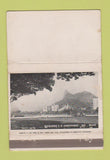 Matchbook Cover - Botafogo Corcovado Rio De Janeiro Brazil WEAR 40 Strike