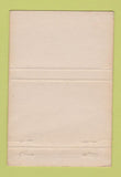 Matchbook Cover - Botafogo Corcovado Rio De Janeiro Brazil WEAR 40 Strike