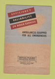 Matchbook Cover - Hay Peabody Ambulance Service Portland ME 40 Strike