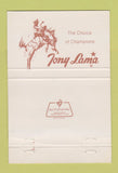 Matchbook Cover - Tony Lama Cowboy Boots Boot Hill San Marcos TX 40 Strike