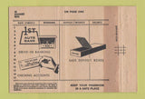 Matchbook Cover - First National Bank Superior WI 40 Strike