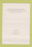 Matchbook Cover - Keeneland Lexington KY horse racing 40 Strike