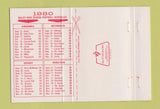 Matchbook Cover - Kasden Derby Oils Fuel Ansonia CT schedule 40 Strike