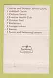 Matchbook Cover - Alpine Racquet Swim Club Pittsburgh PA 40 Strike