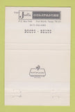 Matchbook Cover - Justin Cowboy Boots Circle D Phillipsburg KS 40 Strike